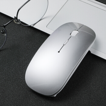 BUBMワイヤレスブチの3つのモデルのマウススのノ-トパソコンのオフースの静音マウスの銀色